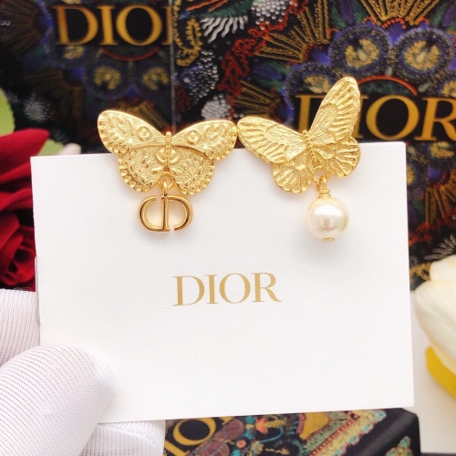 Replica Christian Dior Earrings For Women #1238927 $27.00 USD for Wholesale