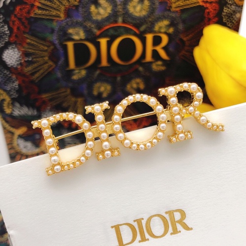 Christian Dior Brooches For Women #1238930 $27.00 USD, Wholesale Replica Christian Dior Brooches