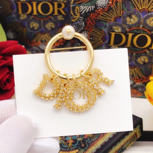 Replica Christian Dior Brooches For Women #1238932 $29.00 USD for Wholesale