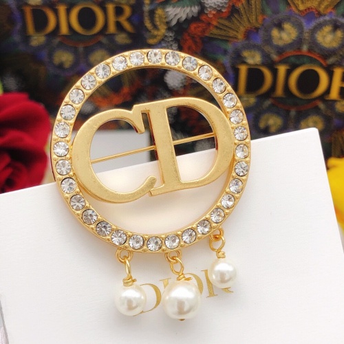 Christian Dior Brooches For Women #1238933 $29.00 USD, Wholesale Replica Christian Dior Brooches