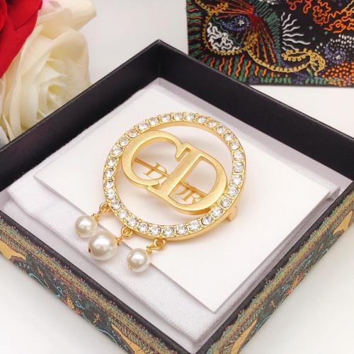 Replica Christian Dior Brooches For Women #1238933 $29.00 USD for Wholesale