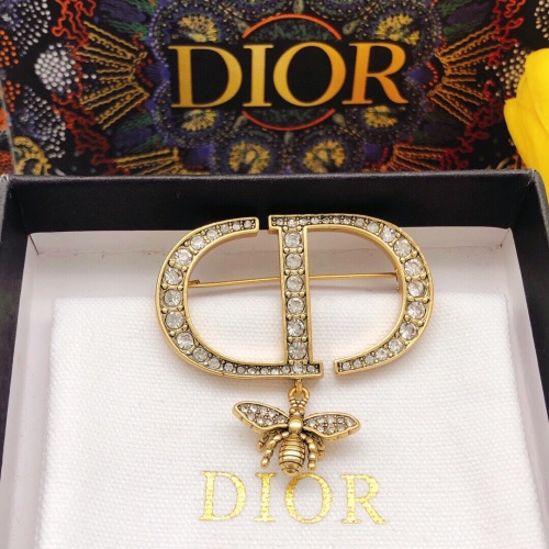 Replica Christian Dior Brooches For Women #1238934 $29.00 USD for Wholesale