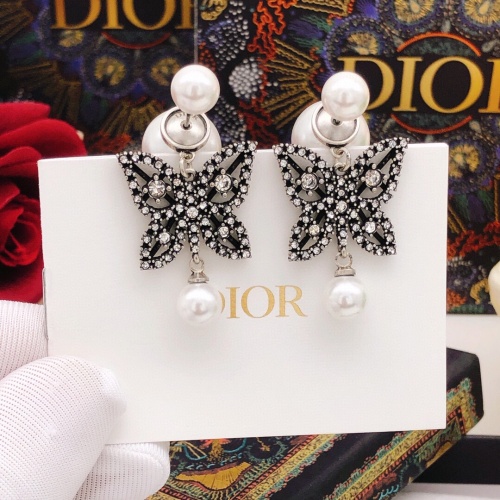 Replica Christian Dior Earrings For Women #1238944 $29.00 USD for Wholesale