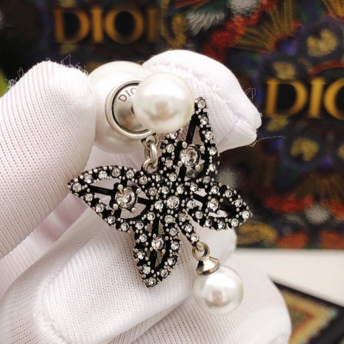 Replica Christian Dior Earrings For Women #1238944 $29.00 USD for Wholesale