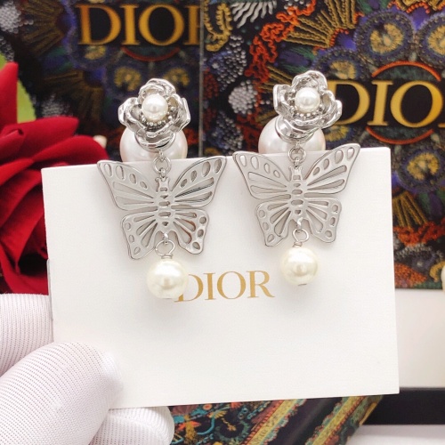 Replica Christian Dior Earrings For Women #1238946 $29.00 USD for Wholesale