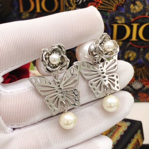 Replica Christian Dior Earrings For Women #1238946 $29.00 USD for Wholesale