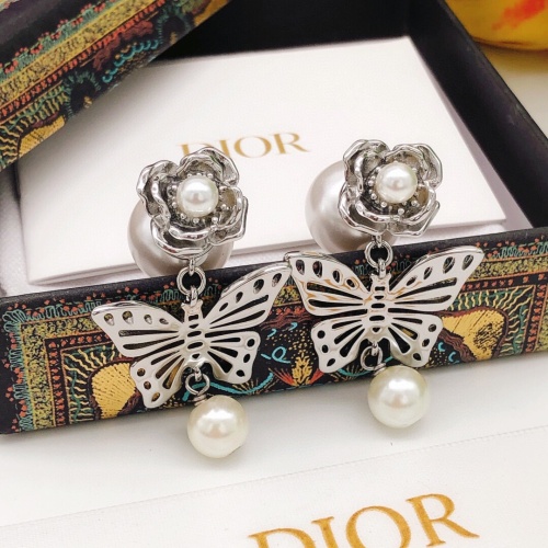 Replica Christian Dior Earrings For Women #1238946 $29.00 USD for Wholesale