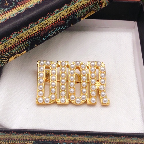 Replica Christian Dior Brooches For Women #1238947 $29.00 USD for Wholesale