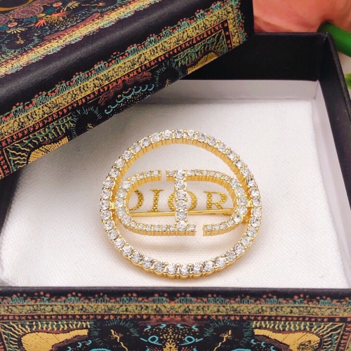 Replica Christian Dior Brooches For Women #1238953 $29.00 USD for Wholesale