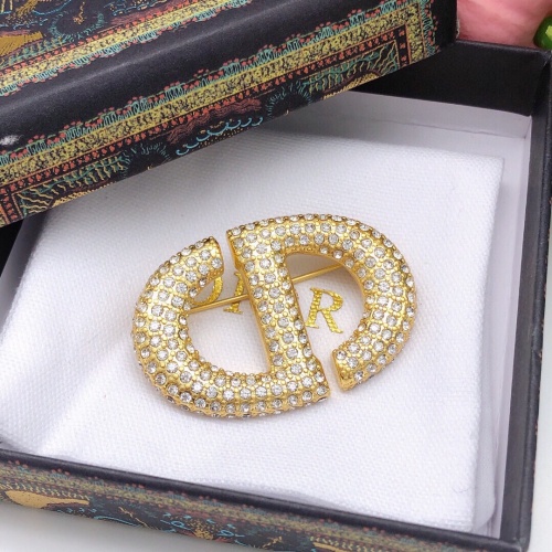 Replica Christian Dior Brooches For Women #1238956 $32.00 USD for Wholesale