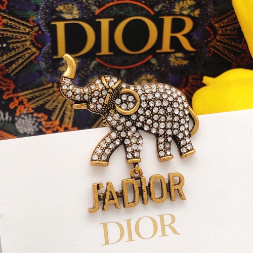 Replica Christian Dior Brooches For Women #1238957 $32.00 USD for Wholesale