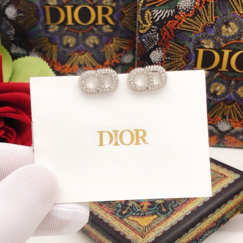 Replica Christian Dior Earrings For Women #1238960 $27.00 USD for Wholesale