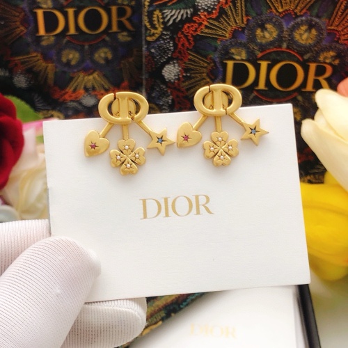 Replica Christian Dior Earrings For Women #1238961 $27.00 USD for Wholesale