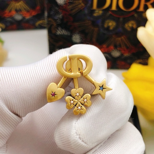 Replica Christian Dior Earrings For Women #1238961 $27.00 USD for Wholesale