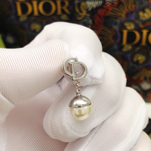 Replica Christian Dior Earrings For Women #1238962 $27.00 USD for Wholesale