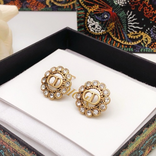 Replica Christian Dior Earrings For Women #1238963 $27.00 USD for Wholesale