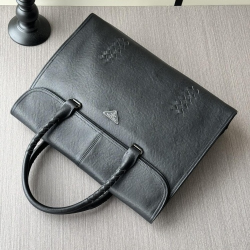 Replica Prada AAA Man Handbags #1238966 $182.00 USD for Wholesale