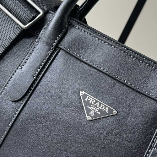 Replica Prada AAA Man Handbags #1238970 $160.00 USD for Wholesale