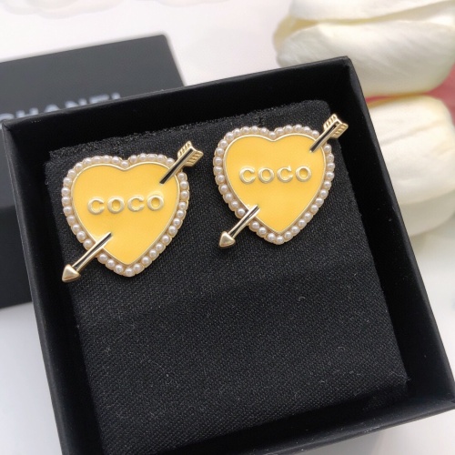 Chanel Earrings For Women #1238982 $27.00 USD, Wholesale Replica Chanel Earrings