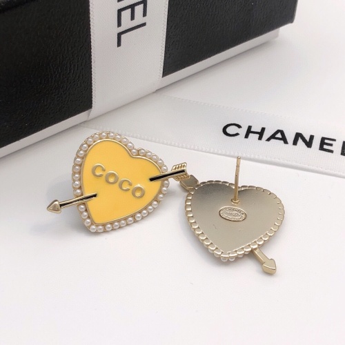 Replica Chanel Earrings For Women #1238982 $27.00 USD for Wholesale