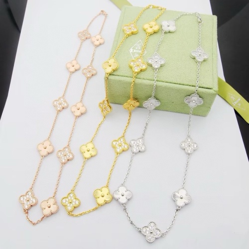 Replica Van Cleef & Arpels Necklaces For Women #1239017 $42.00 USD for Wholesale