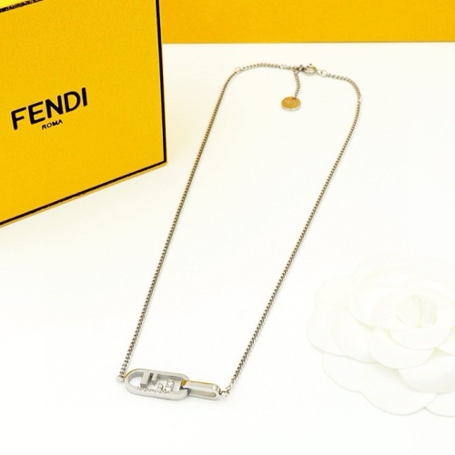 Fendi Necklaces #1239073 $27.00 USD, Wholesale Replica Fendi Necklaces