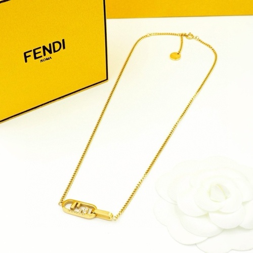 Fendi Necklaces #1239074 $27.00 USD, Wholesale Replica Fendi Necklaces