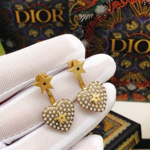 Replica Christian Dior Earrings For Women #1239075 $29.00 USD for Wholesale