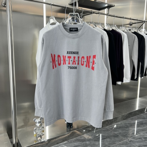 Balenciaga T-Shirts Long Sleeved For Unisex #1239080 $45.00 USD, Wholesale Replica Balenciaga T-Shirts