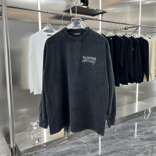 Balenciaga T-Shirts Long Sleeved For Unisex #1239083 $45.00 USD, Wholesale Replica Balenciaga T-Shirts