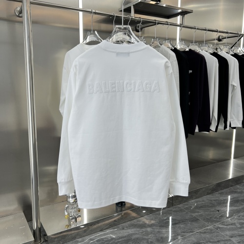 Replica Balenciaga T-Shirts Long Sleeved For Unisex #1239085 $45.00 USD for Wholesale