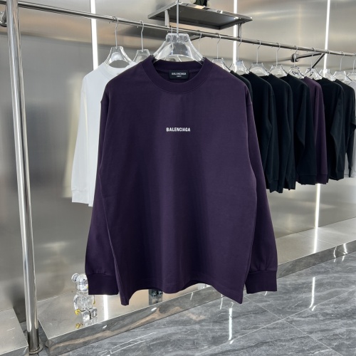 Balenciaga T-Shirts Long Sleeved For Unisex #1239087 $42.00 USD, Wholesale Replica Balenciaga T-Shirts