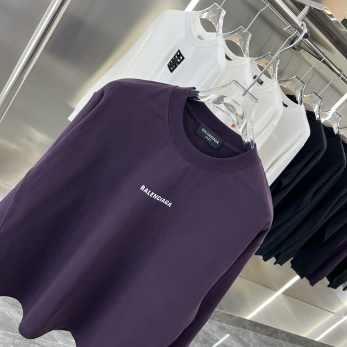 Replica Balenciaga T-Shirts Long Sleeved For Unisex #1239087 $42.00 USD for Wholesale