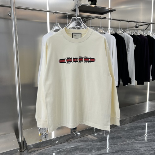 Gucci T-Shirts Long Sleeved For Unisex #1239093 $42.00 USD, Wholesale Replica Gucci T-Shirts