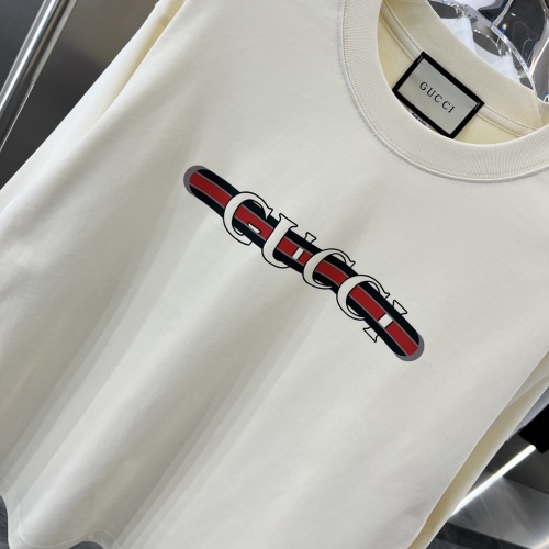 Replica Gucci T-Shirts Long Sleeved For Unisex #1239093 $42.00 USD for Wholesale