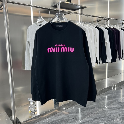 MIU MIU T-Shirts Long Sleeved For Unisex #1239110 $42.00 USD, Wholesale Replica MIU MIU T-Shirts