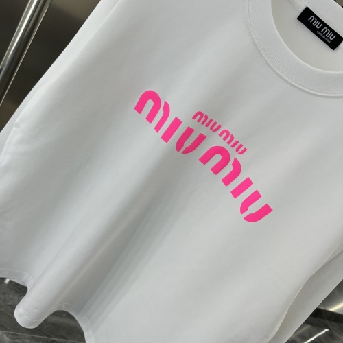 Replica MIU MIU T-Shirts Long Sleeved For Unisex #1239112 $42.00 USD for Wholesale