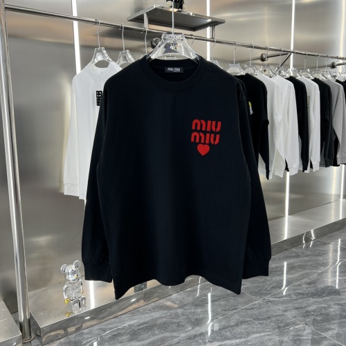 MIU MIU T-Shirts Long Sleeved For Unisex #1239113 $42.00 USD, Wholesale Replica MIU MIU T-Shirts