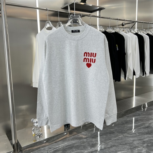 MIU MIU T-Shirts Long Sleeved For Unisex #1239114 $42.00 USD, Wholesale Replica MIU MIU T-Shirts