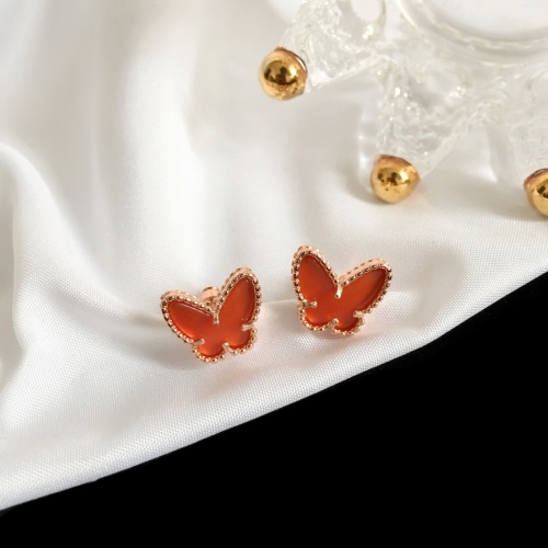 Van Cleef &amp; Arpels Earrings For Women #1239117 $25.00 USD, Wholesale Replica Van Cleef &amp; Arpels Earrings