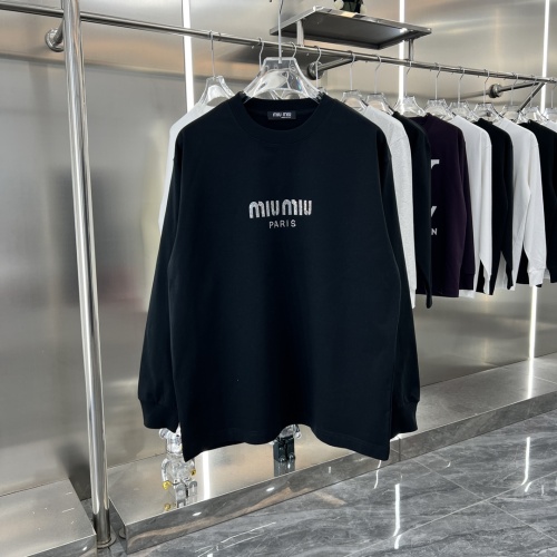 MIU MIU T-Shirts Long Sleeved For Unisex #1239119 $42.00 USD, Wholesale Replica MIU MIU T-Shirts