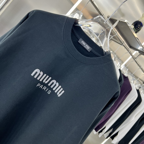 Replica MIU MIU T-Shirts Long Sleeved For Unisex #1239119 $42.00 USD for Wholesale