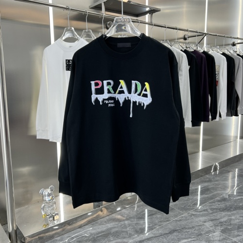 Prada T-Shirts Long Sleeved For Unisex #1239122 $42.00 USD, Wholesale Replica Prada T-Shirts