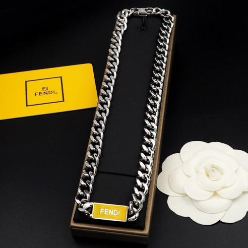 Replica Fendi Necklaces #1239150 $29.00 USD for Wholesale