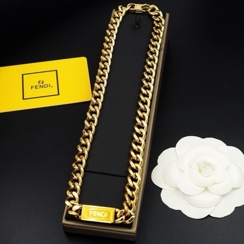 Replica Fendi Necklaces #1239151 $29.00 USD for Wholesale