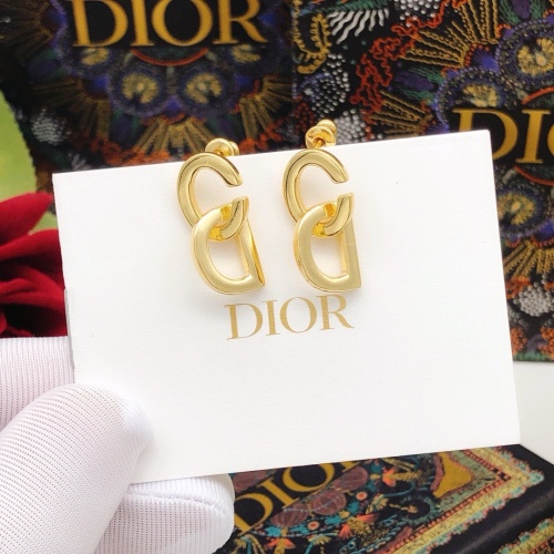 Replica Christian Dior Earrings For Women #1239158 $25.00 USD for Wholesale