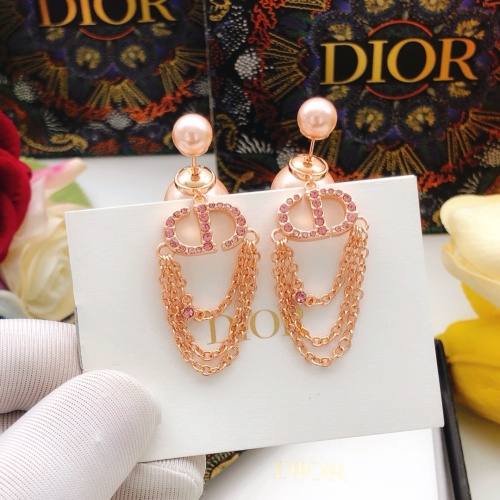 Replica Christian Dior Earrings For Women #1239160 $29.00 USD for Wholesale