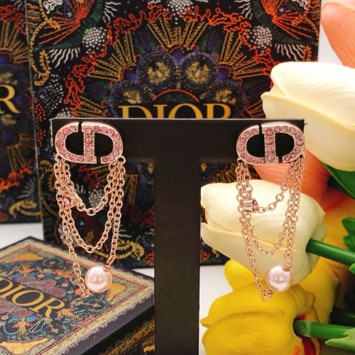 Replica Christian Dior Earrings For Women #1239161 $29.00 USD for Wholesale