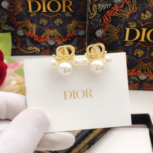 Replica Christian Dior Earrings For Women #1239163 $29.00 USD for Wholesale