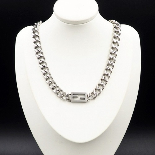 Replica Fendi Necklaces #1239165 $29.00 USD for Wholesale